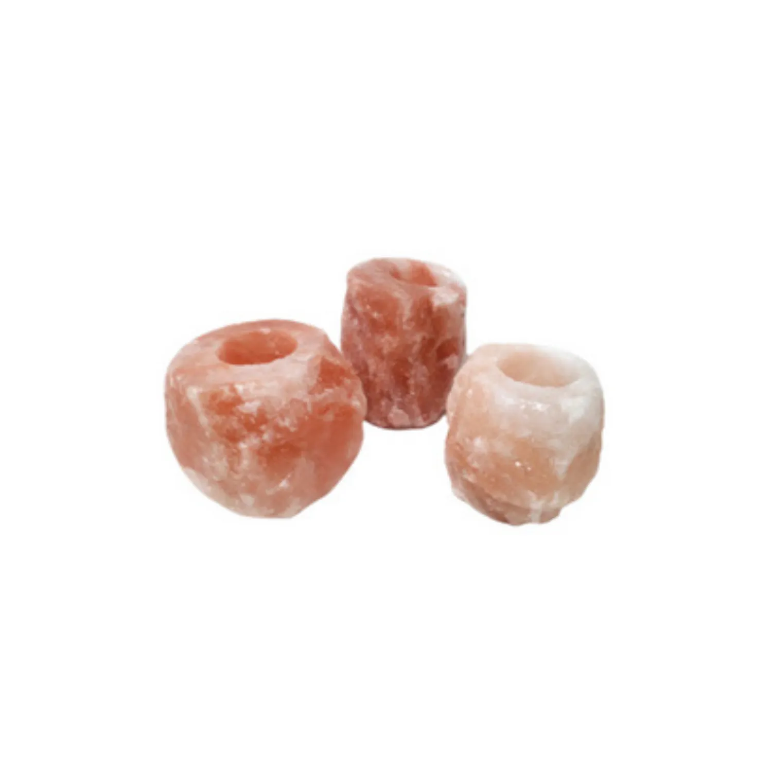 Himalayan Pink Salt Candle Holders