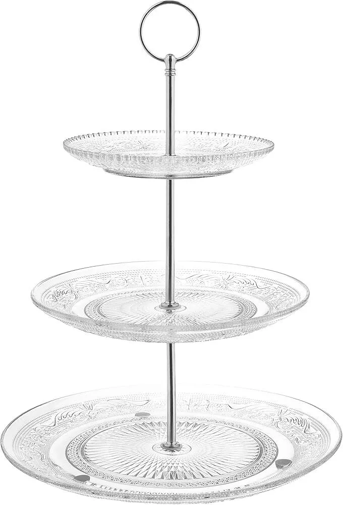 Glass Tiered Stand