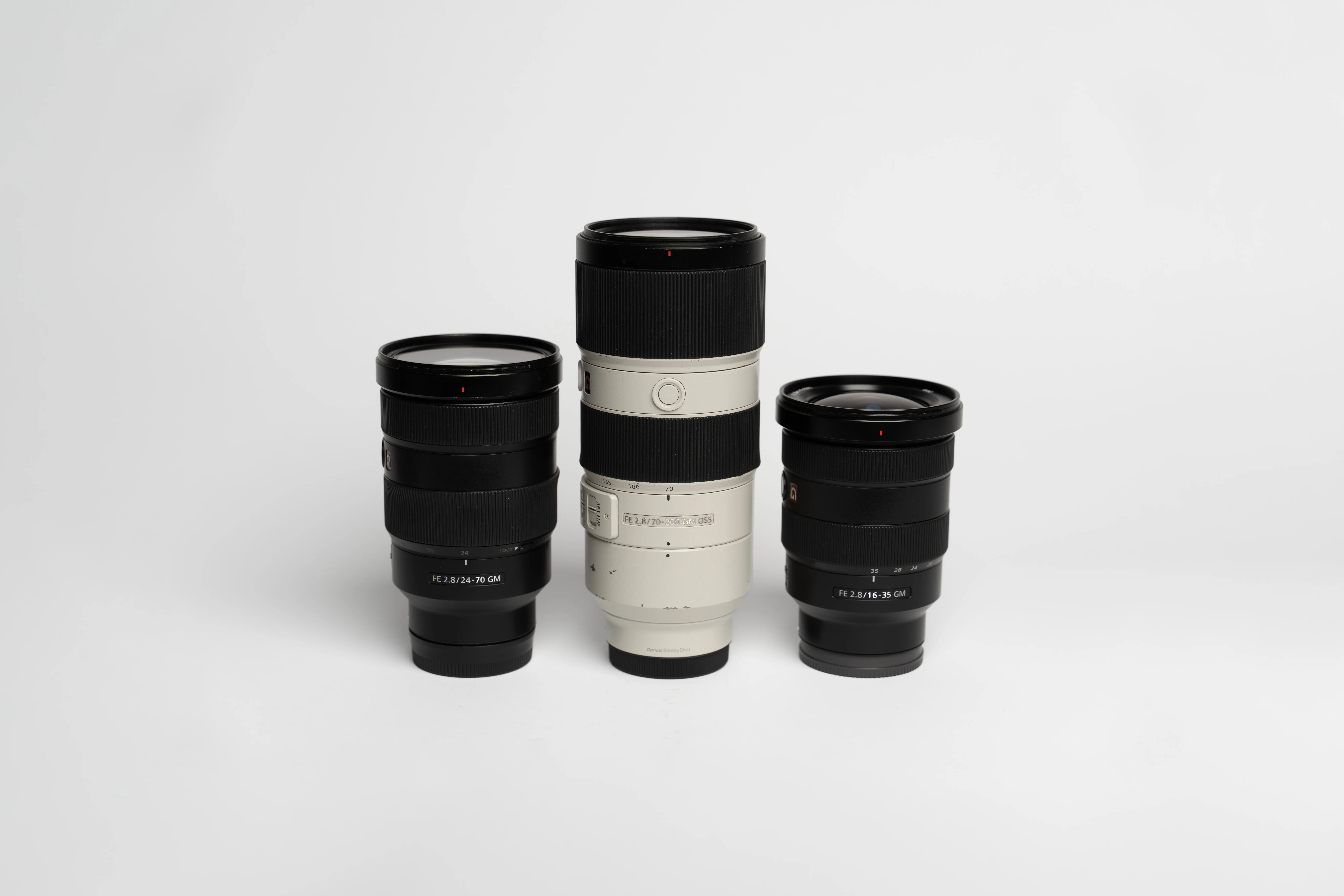 SONY LENS KIT (16-35MM 24-70MM, 70-200MM)