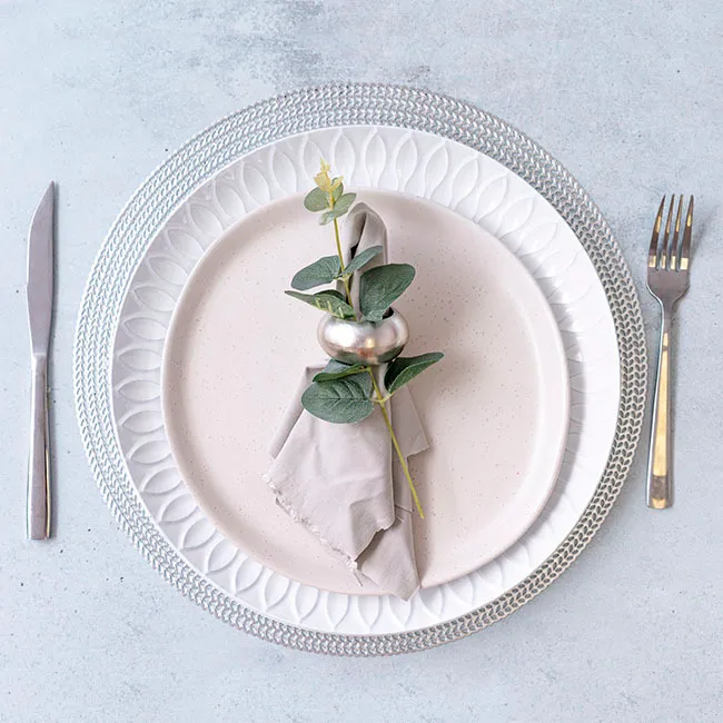 Mosaic Pattern Charger Plate 33cm