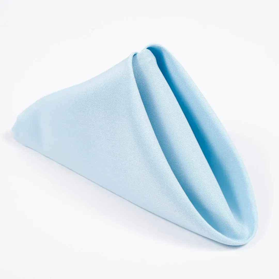 Light Blue Cloth Napkin 50cm