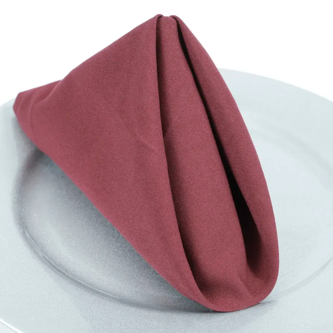 Burgundy Premium Cloth Napkin 50cm