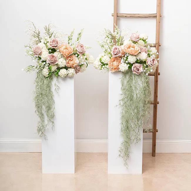 White Square Perspex Acrylic Plinth Large