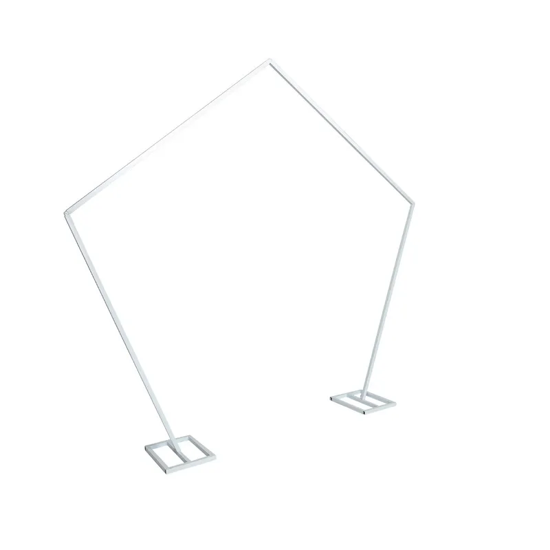 2.4m Pentagon White Wedding Arbour