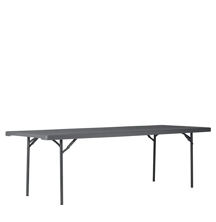 Grey Banquet Trestle Table 240cm x 91cm