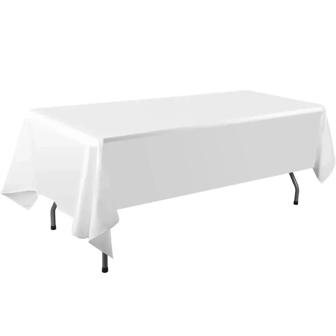 White Rectangle Tablecloth - 220cm x 390cm