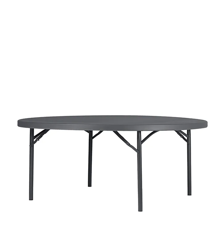 Grey Round Table 180cm