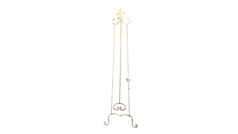 Tall White Easel