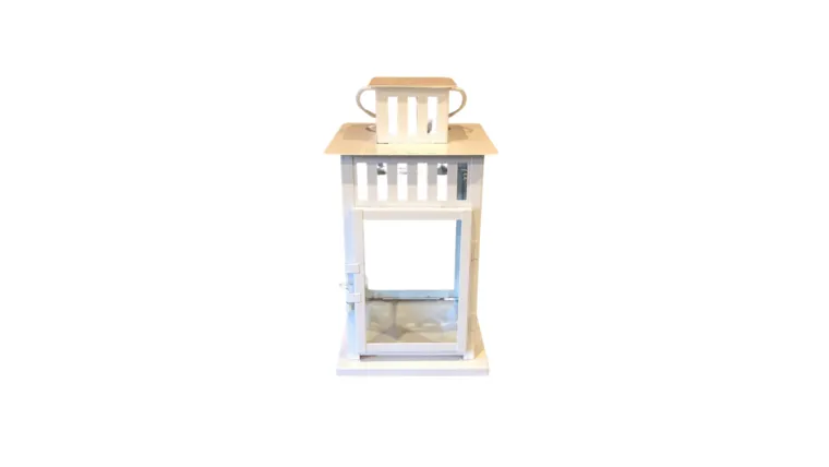 Square White Lantern