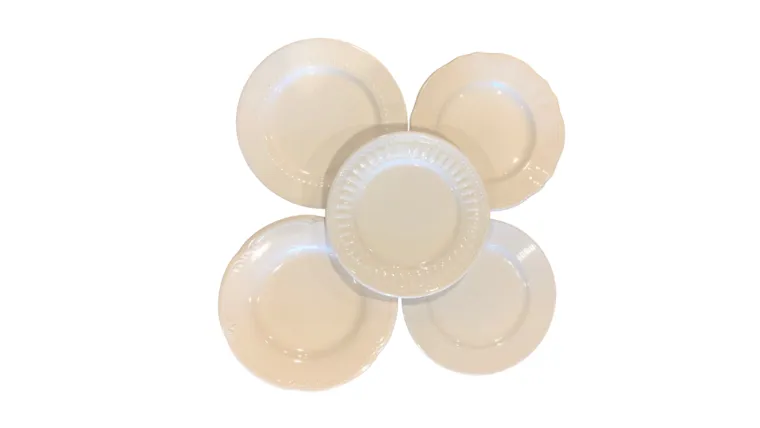 Assorted White Plate - Salad