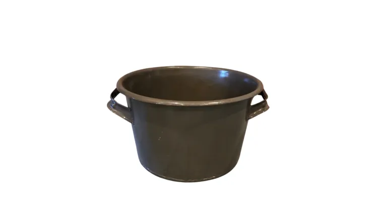 Grey Circle Tub