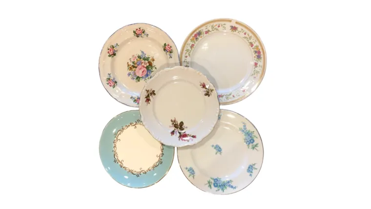 Assorted Floral Plate - Salad