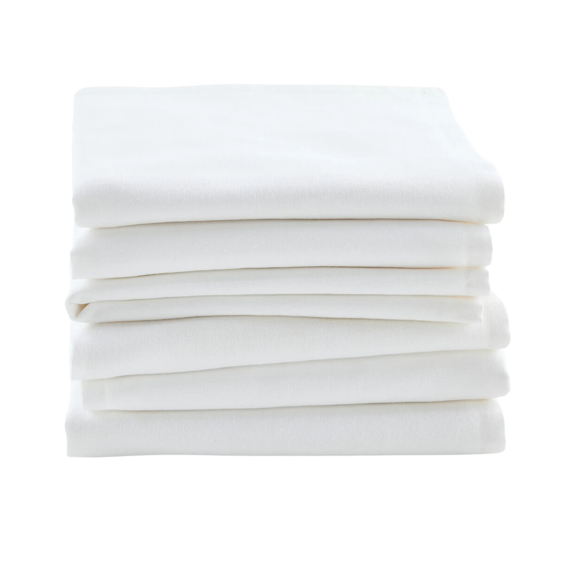 Nappe blanche en coton - 140x240cm