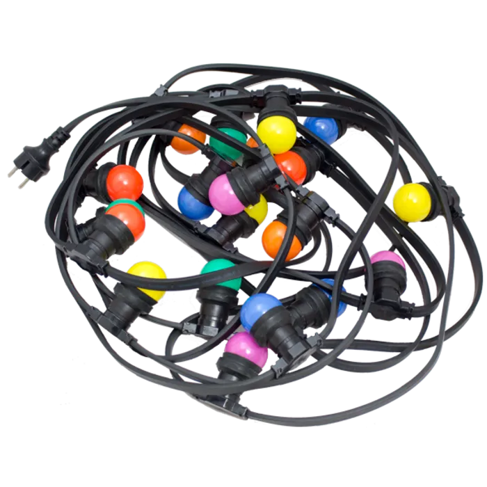 Prikkabel gekleurd 10 meter