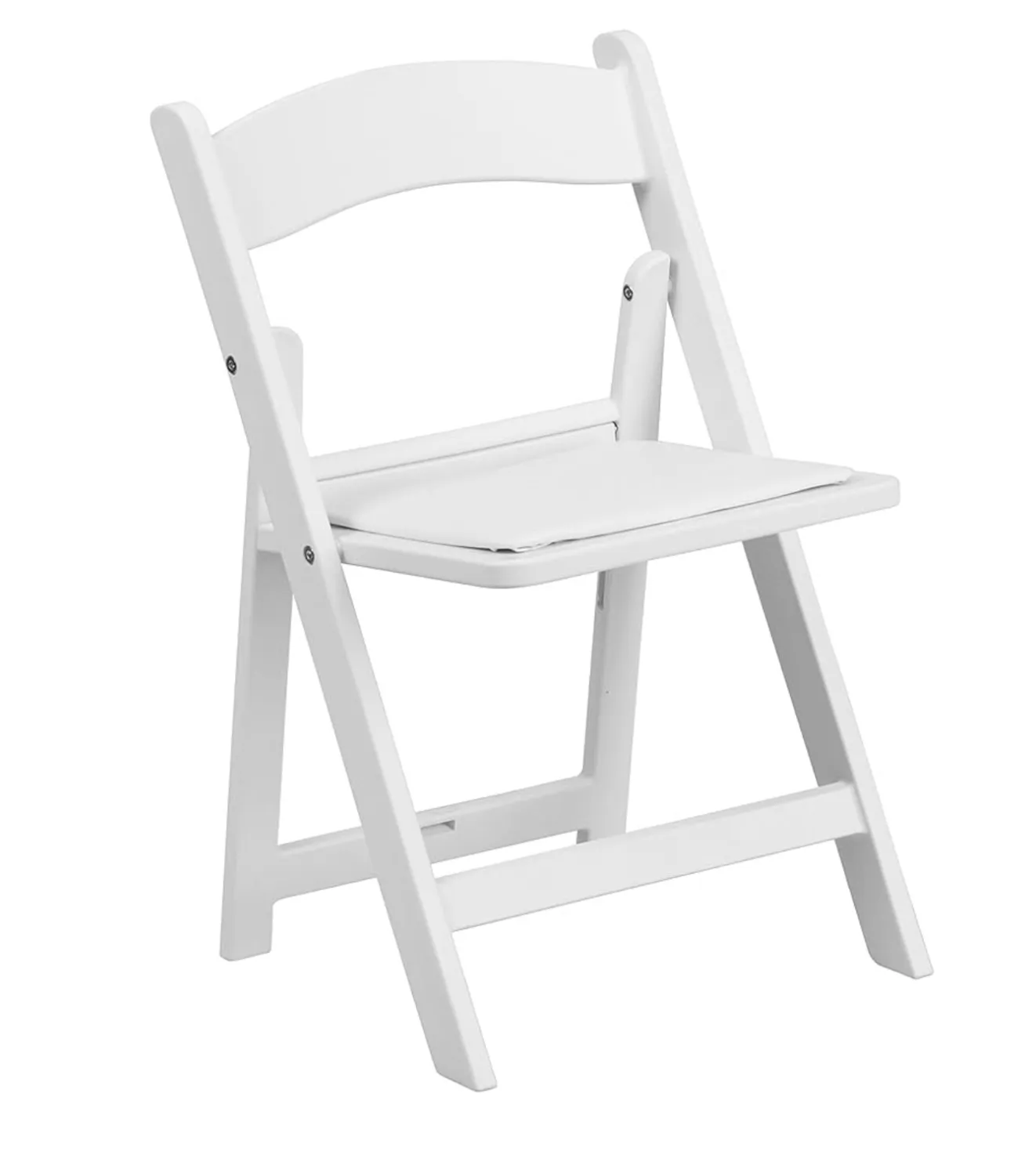 Kids White Resin Folding Chairs