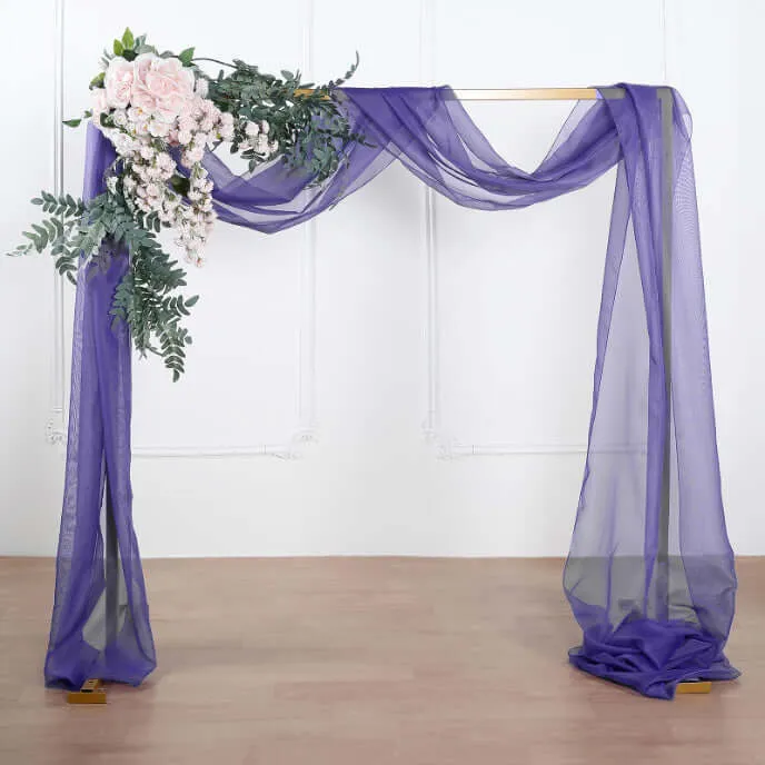 Violet Sheer Draping
