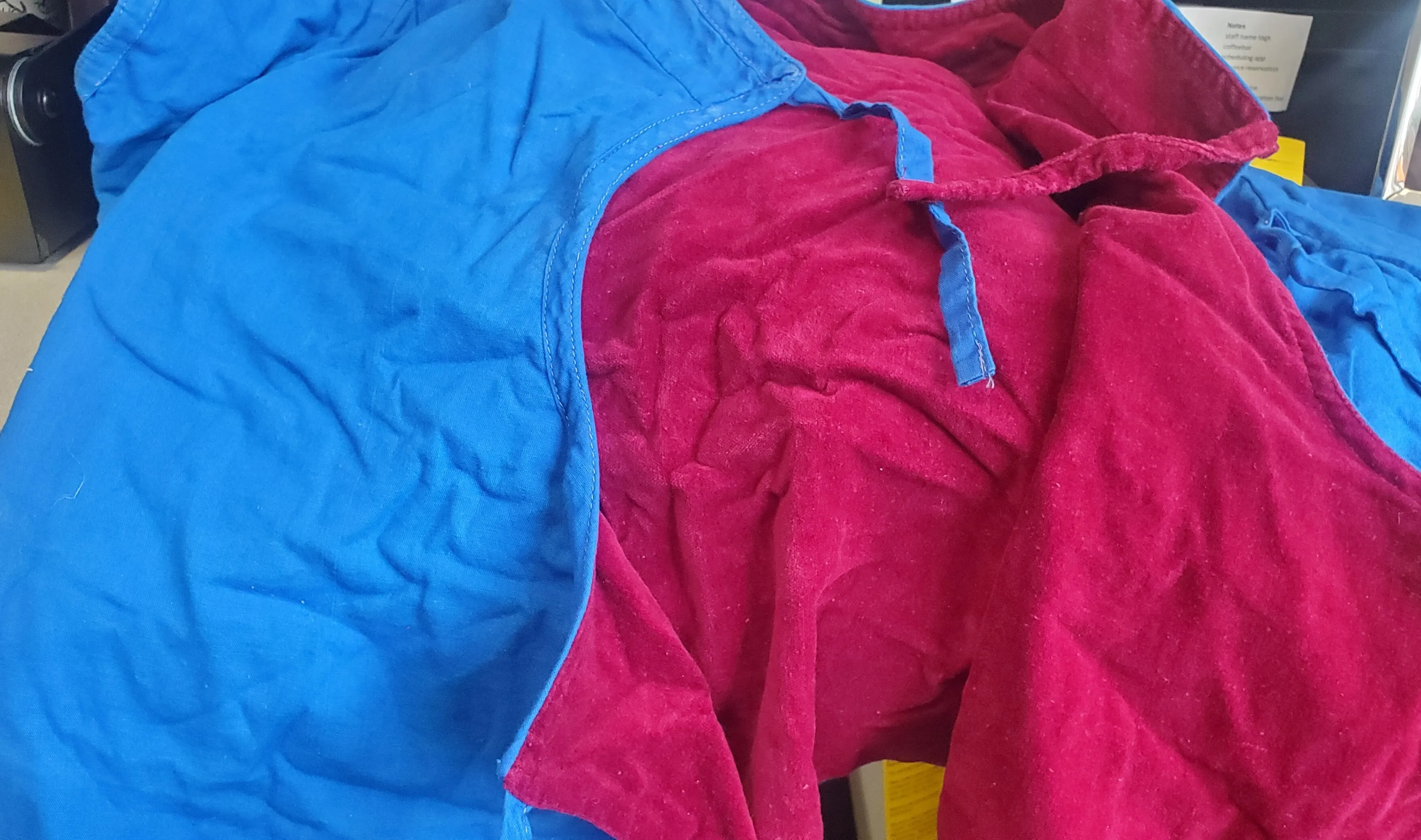 Bolero Jacket (Reversible-Blue/Maroon)