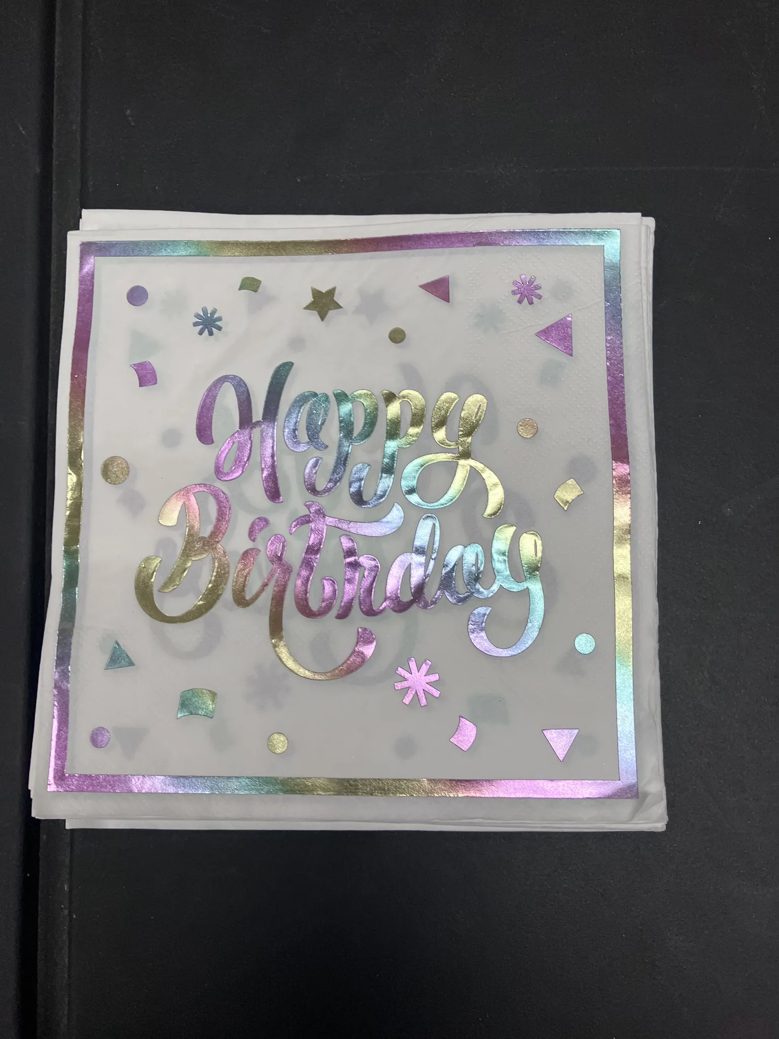 Happy Birthday Napkins