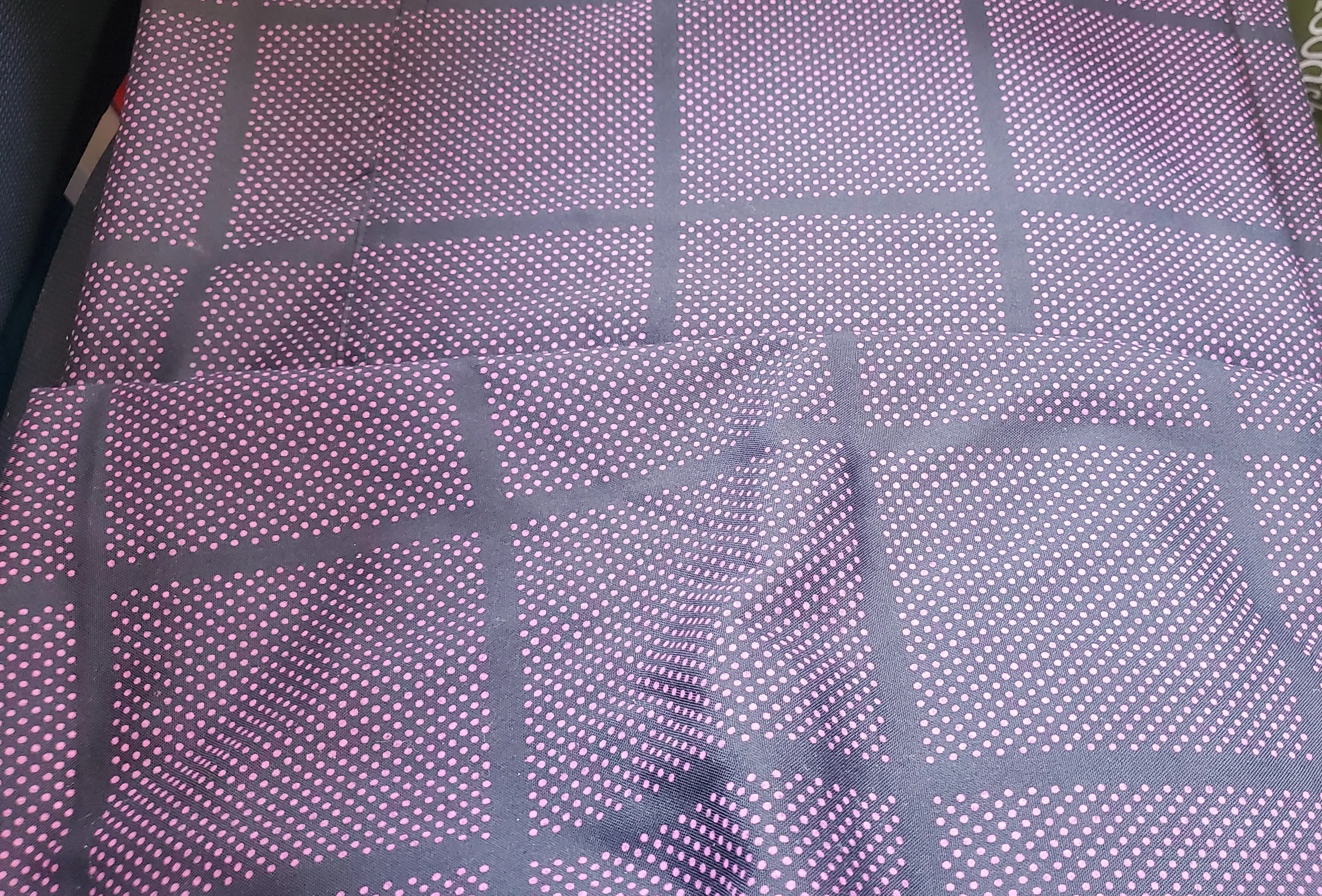 Purple Polk-a-Dot Fabric