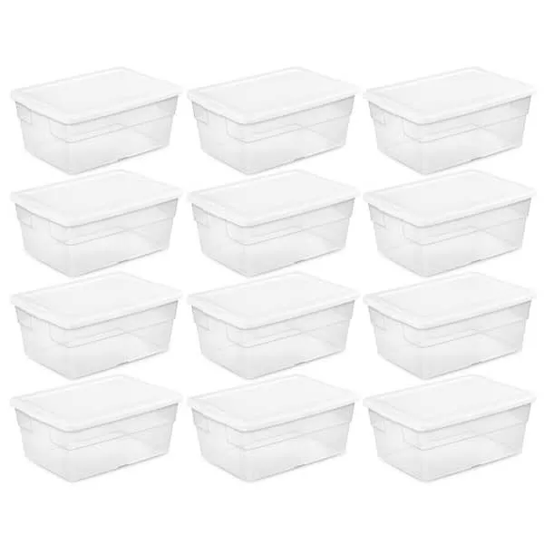 clear plastic storage containers