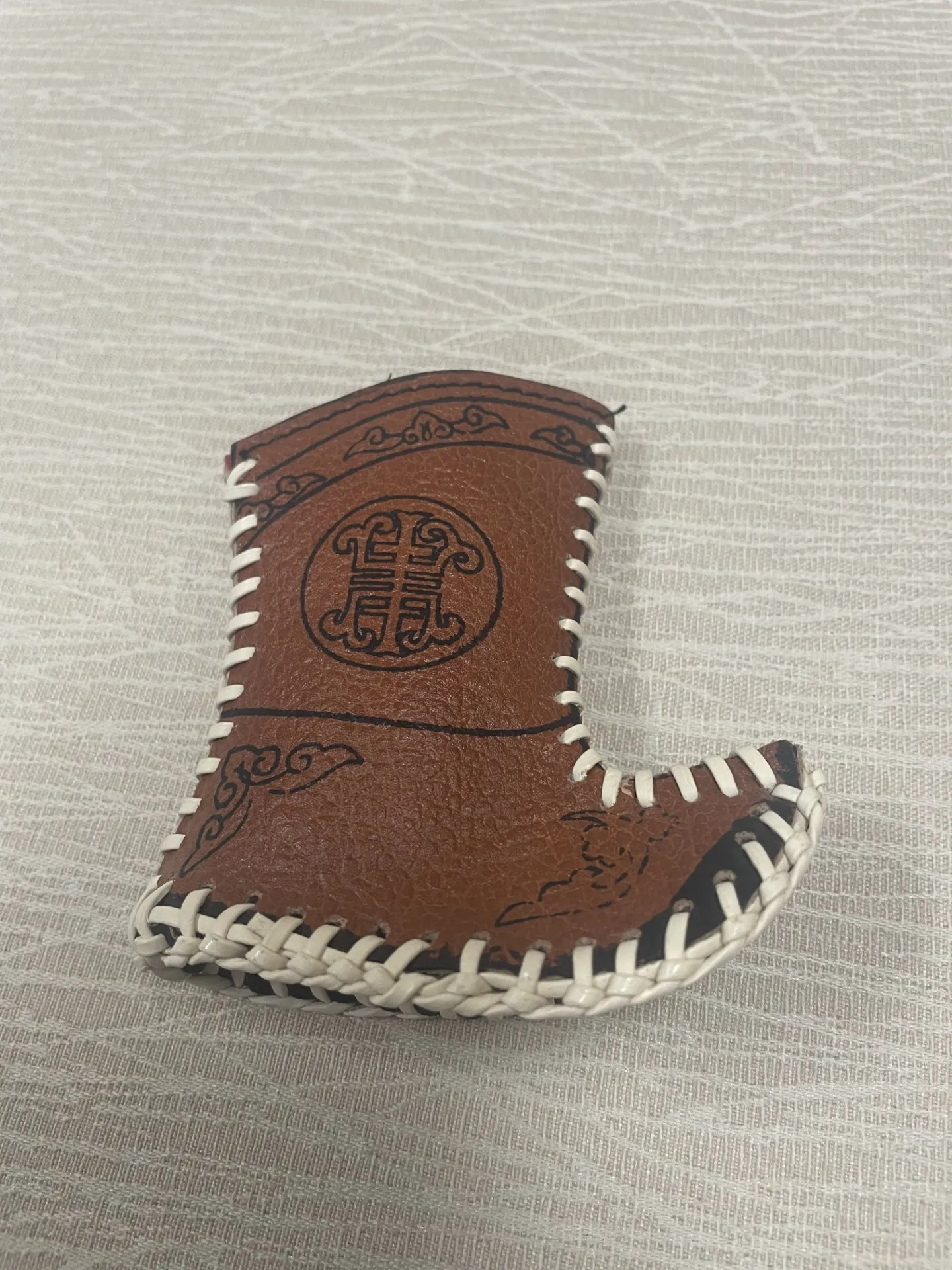Small Decorative Leather Shoe