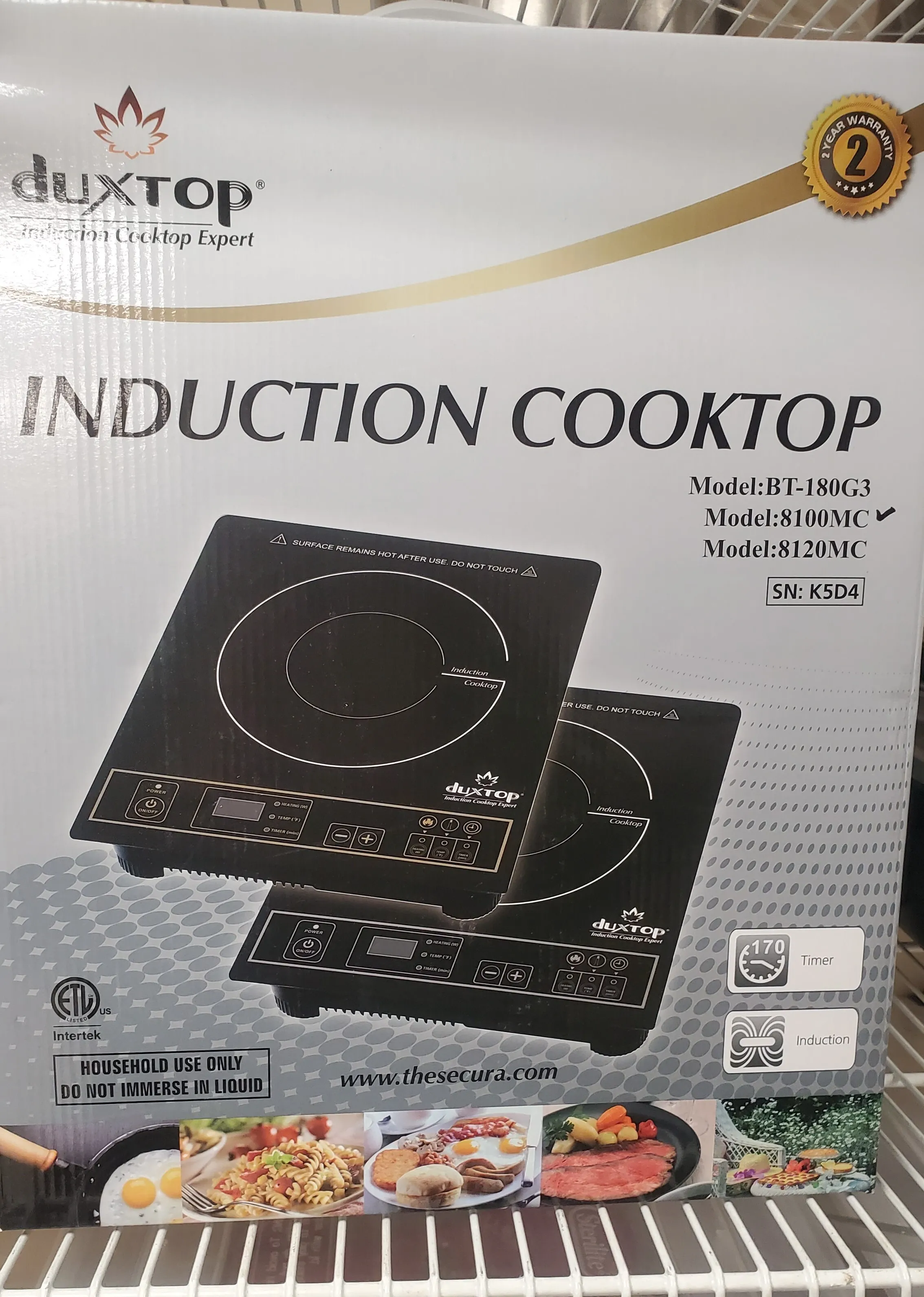 Induction Cooktop (Duxtop)
