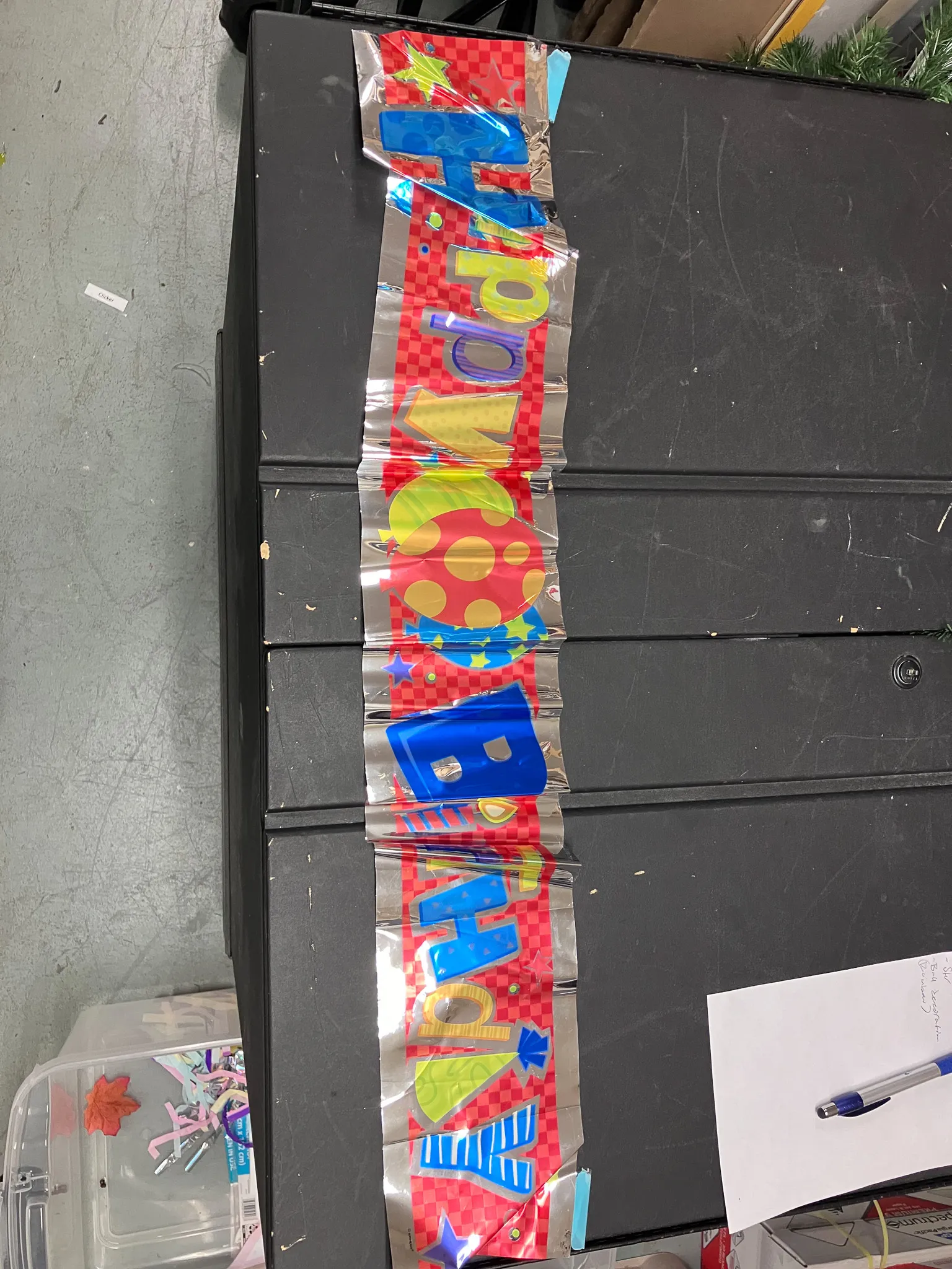 Small Happy Birthday Sign