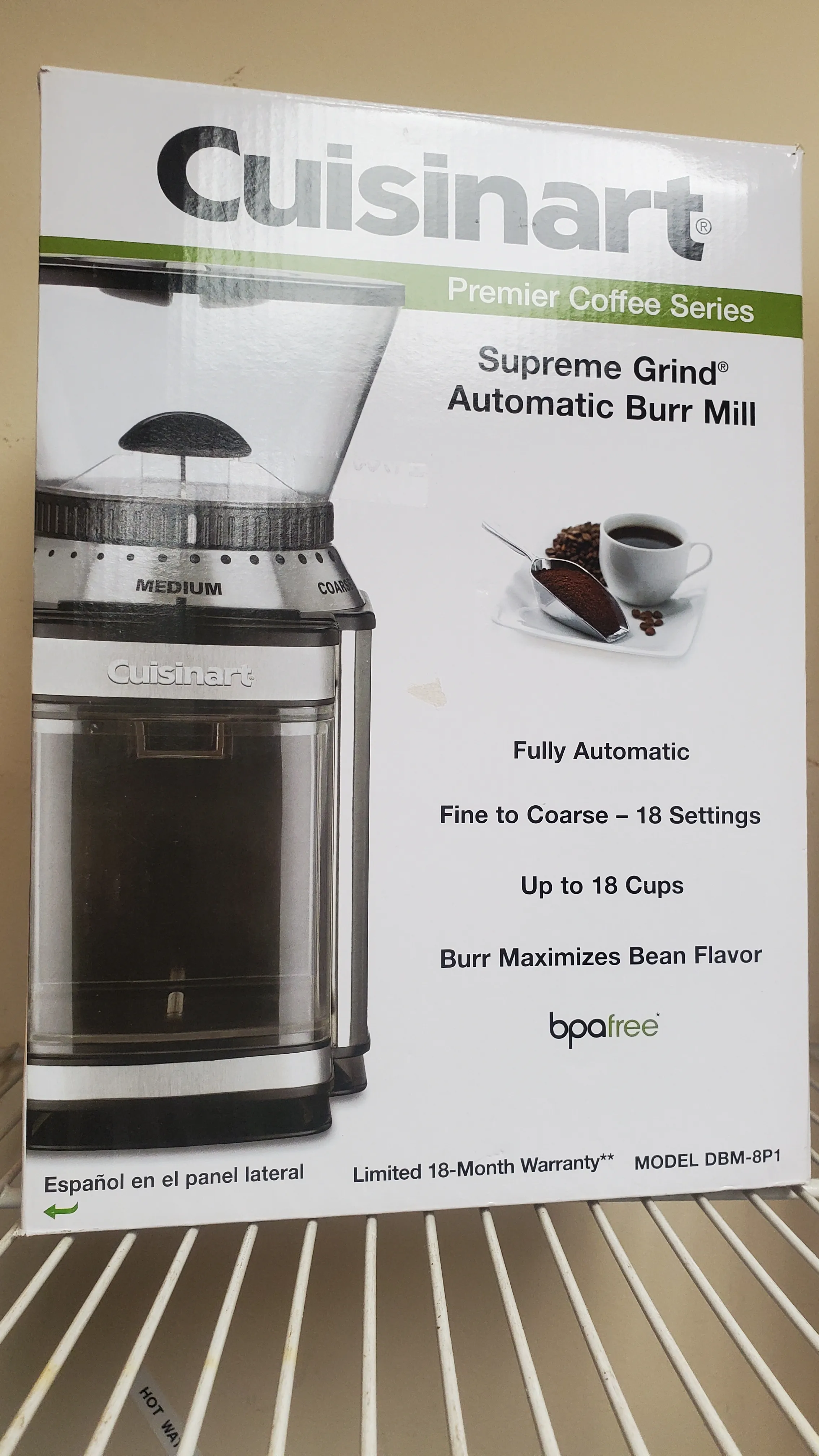 Automatic Burr Mill Coffee Grinder (Cuisinart)