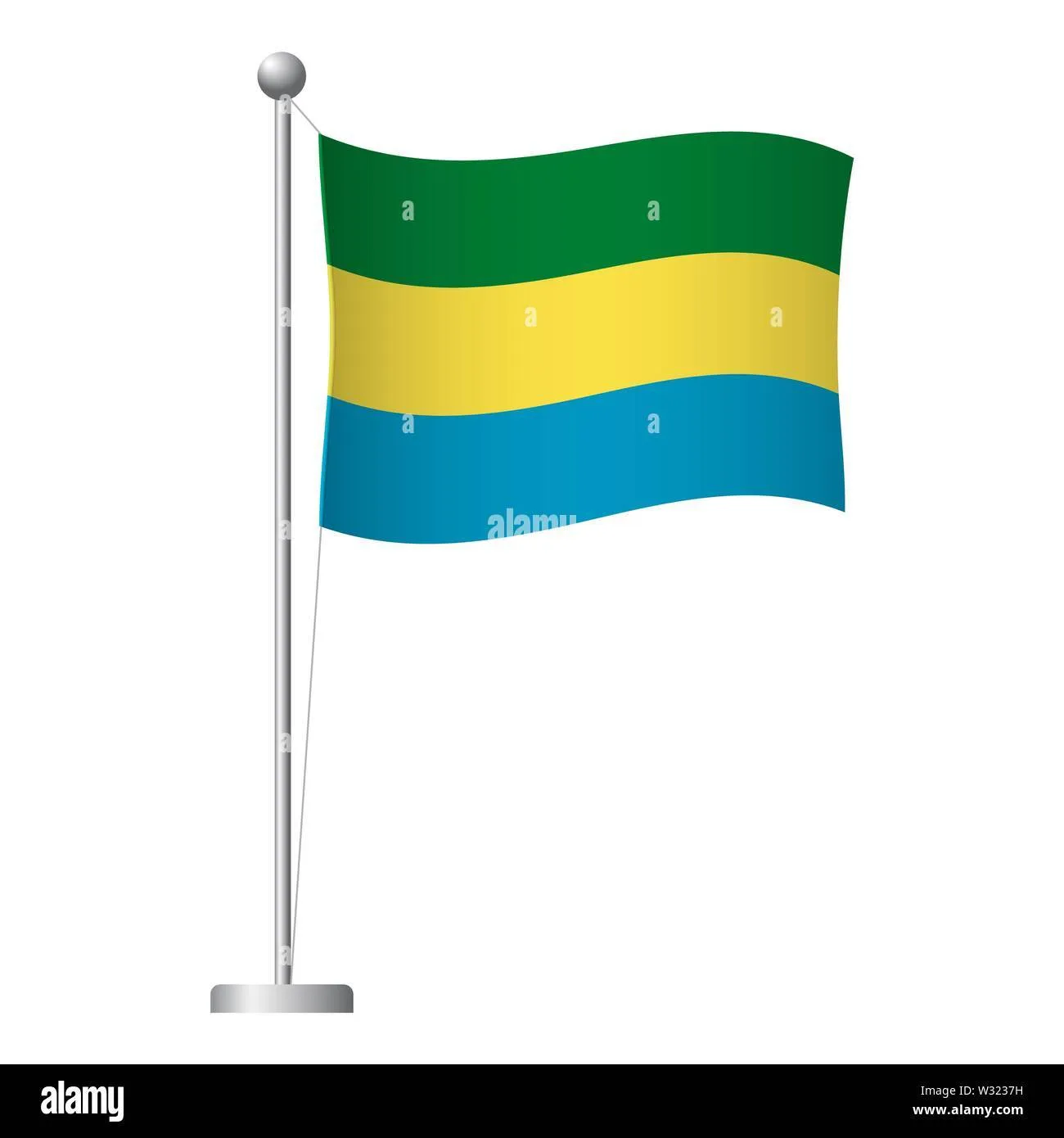 Gabon Flag