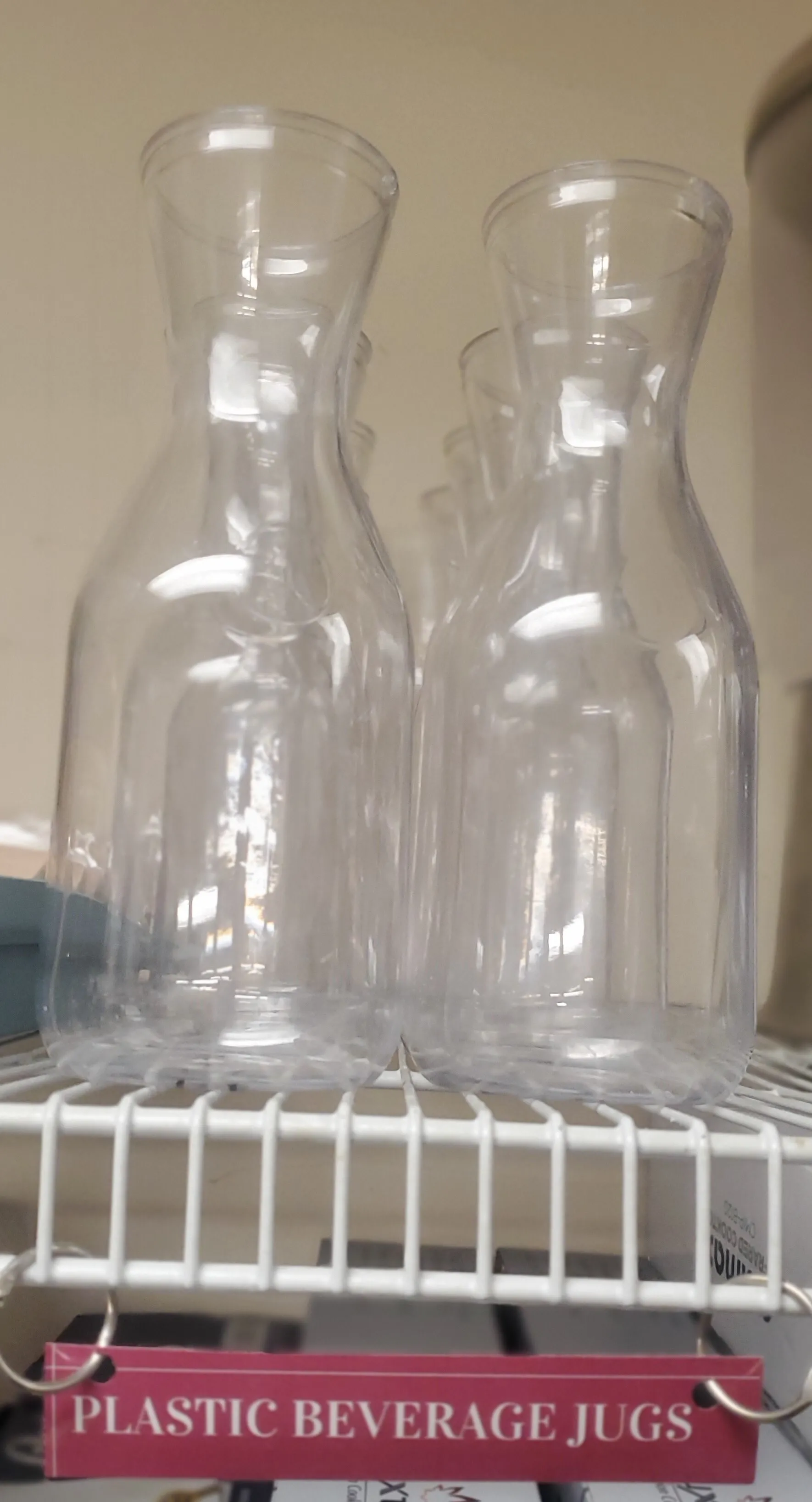 plastic small beverage jugs