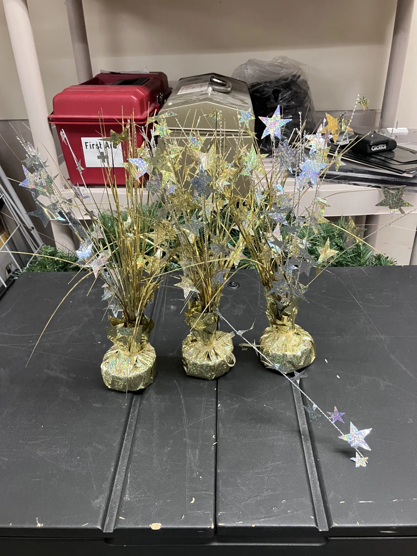 Golden Balloon Weights