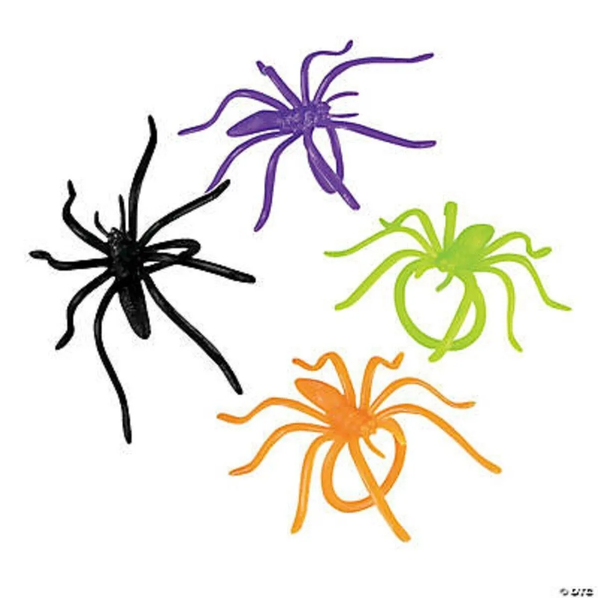 Plastic Spider Rings