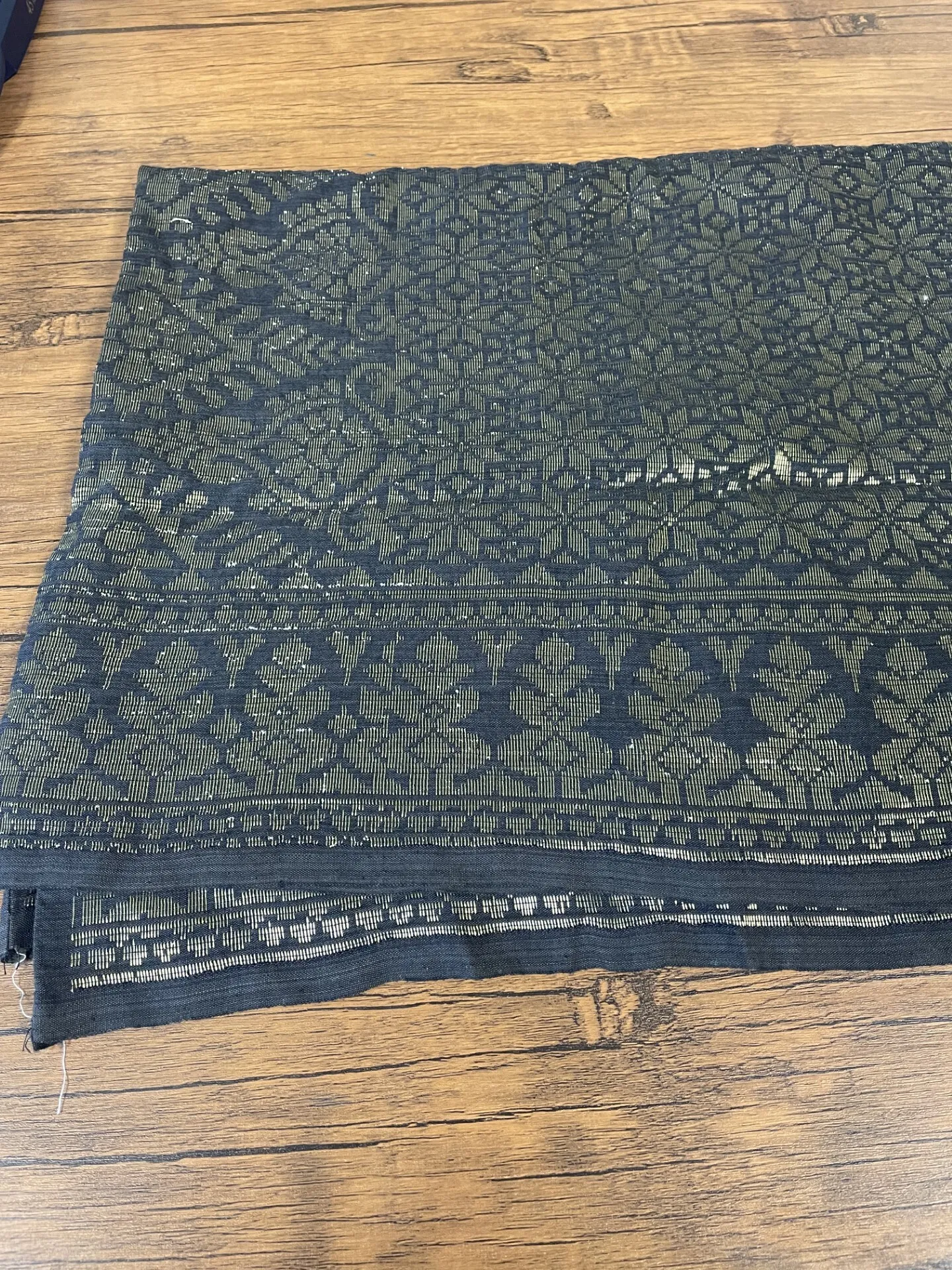 Baju Melayu Fabric Black and Gold