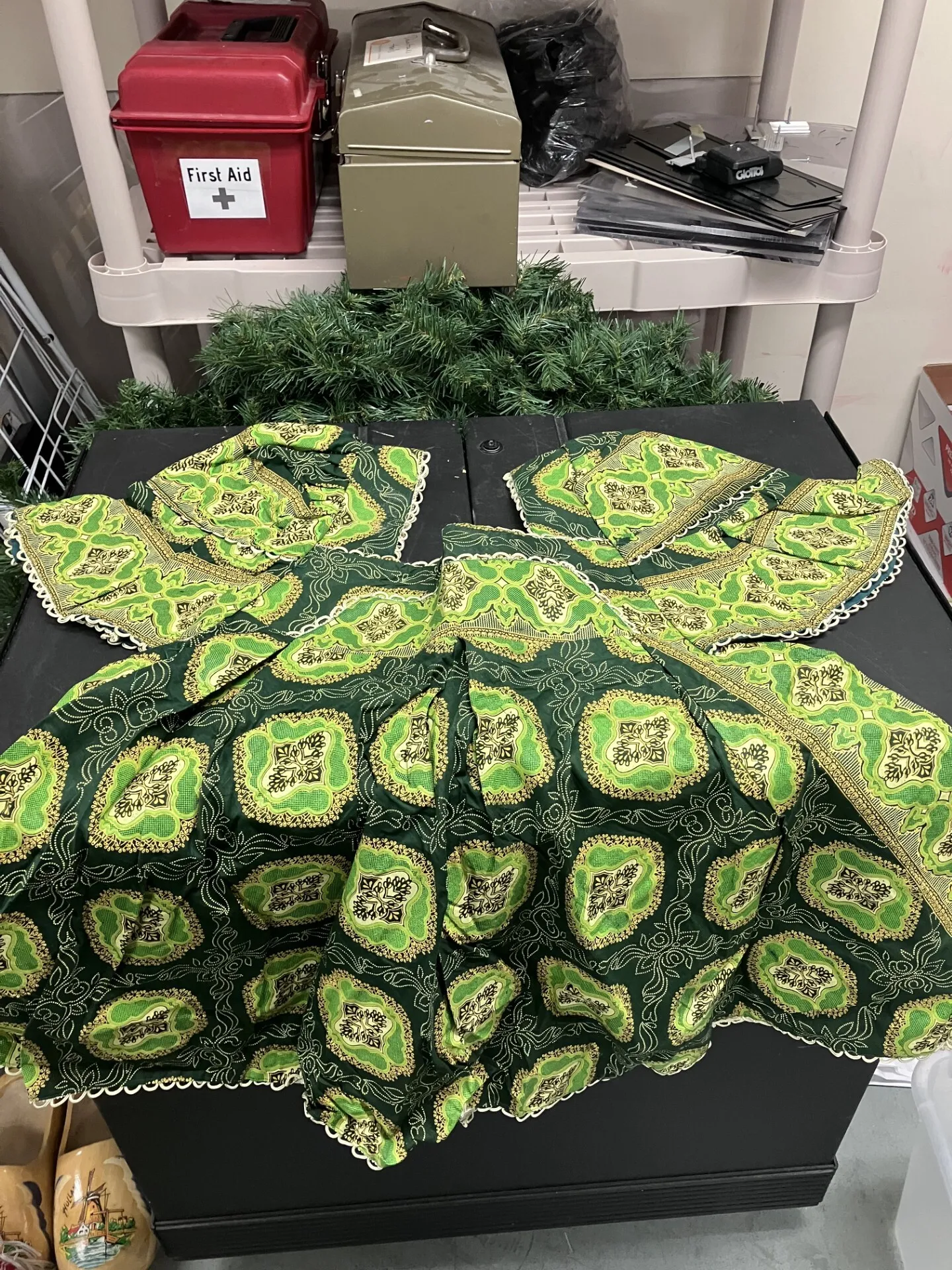 Green Pattern Clothing