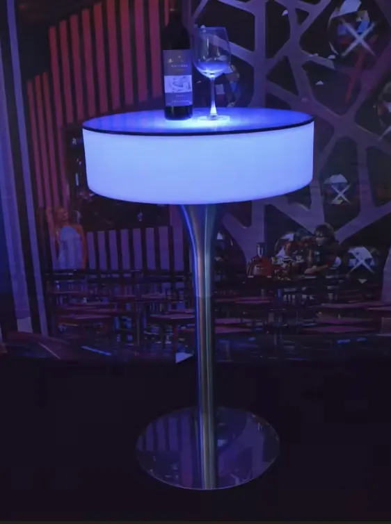 Multi-Colour LED Bistro Table