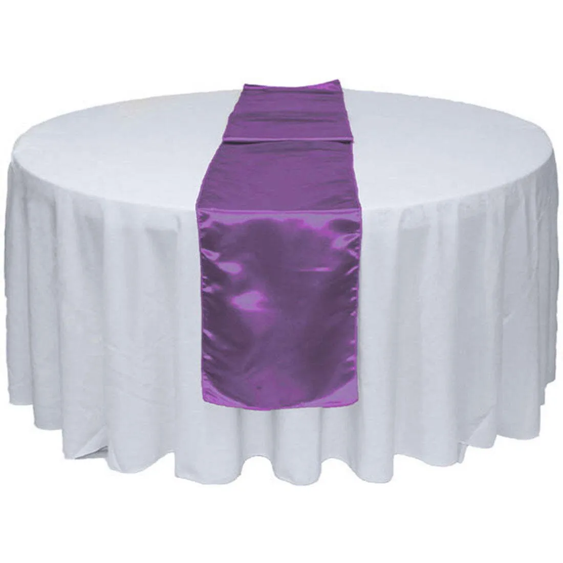 Table Runner - Satin Purple