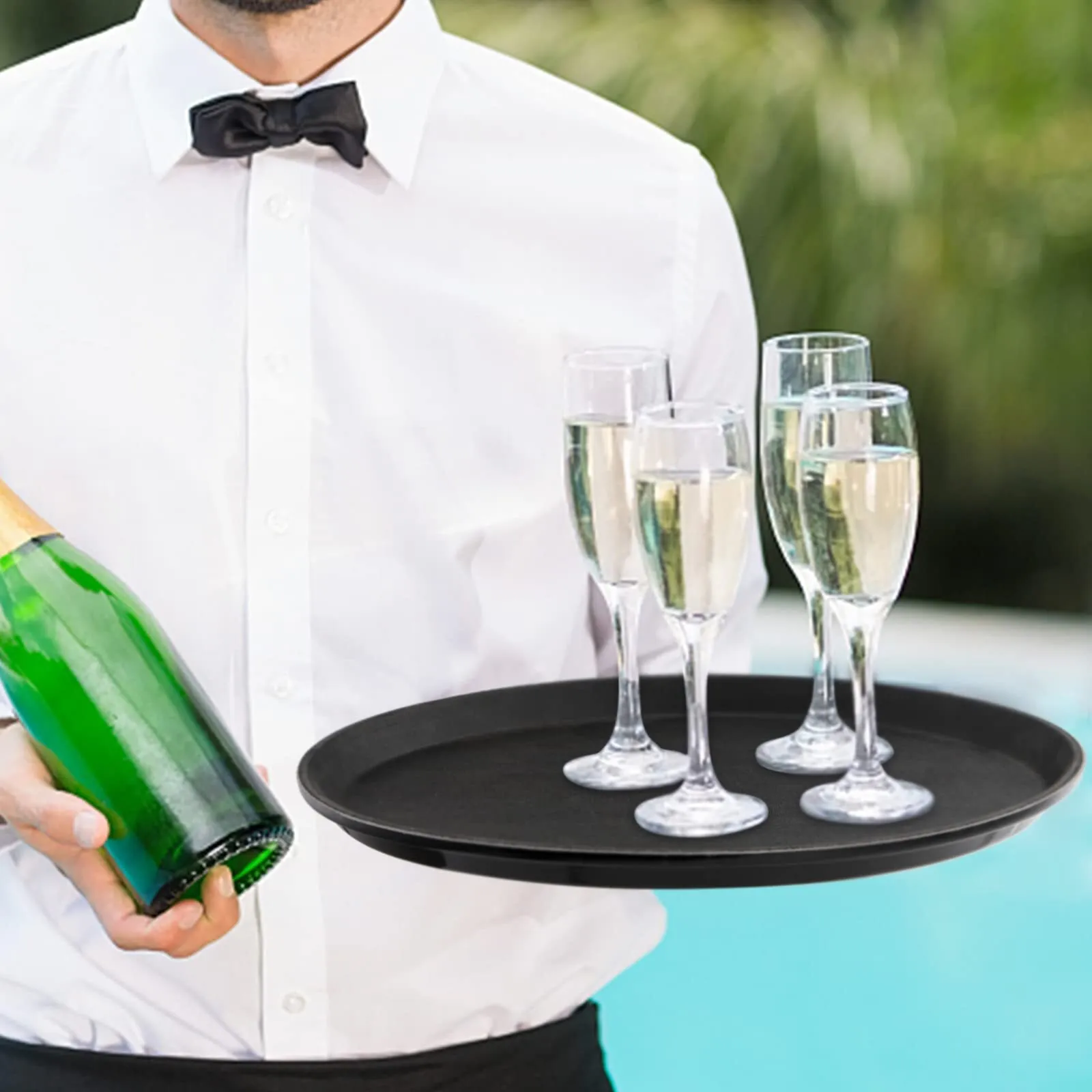 14 in Plastic Bar/Serving Tray