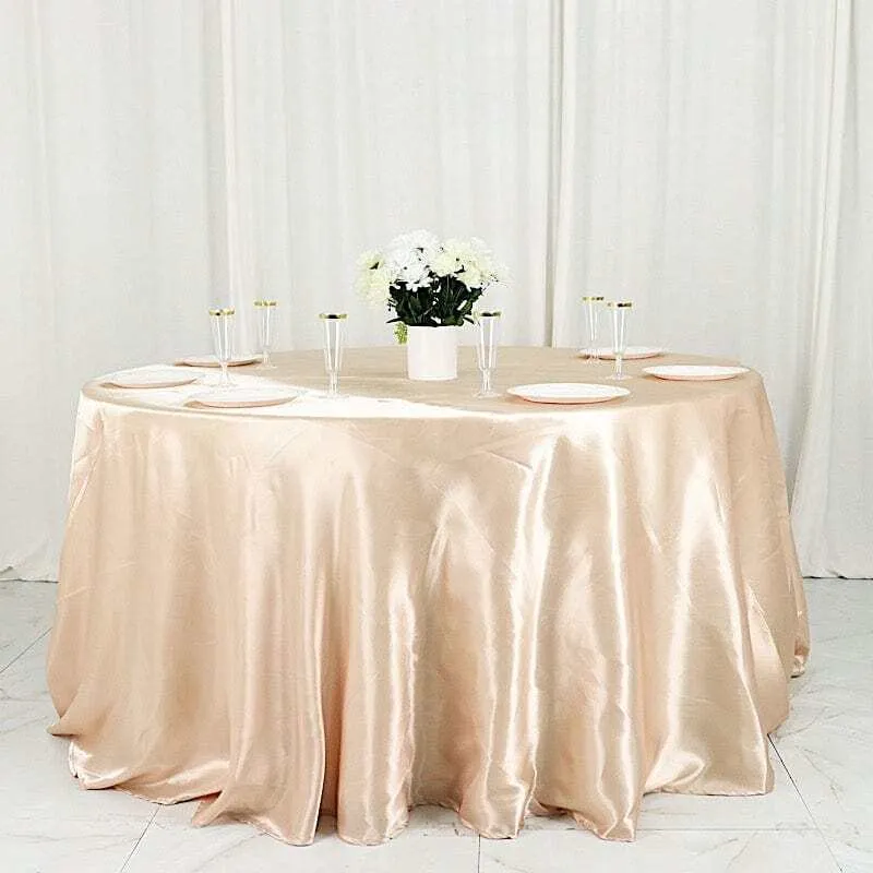 Tablecloth - Gold Round 120 inch