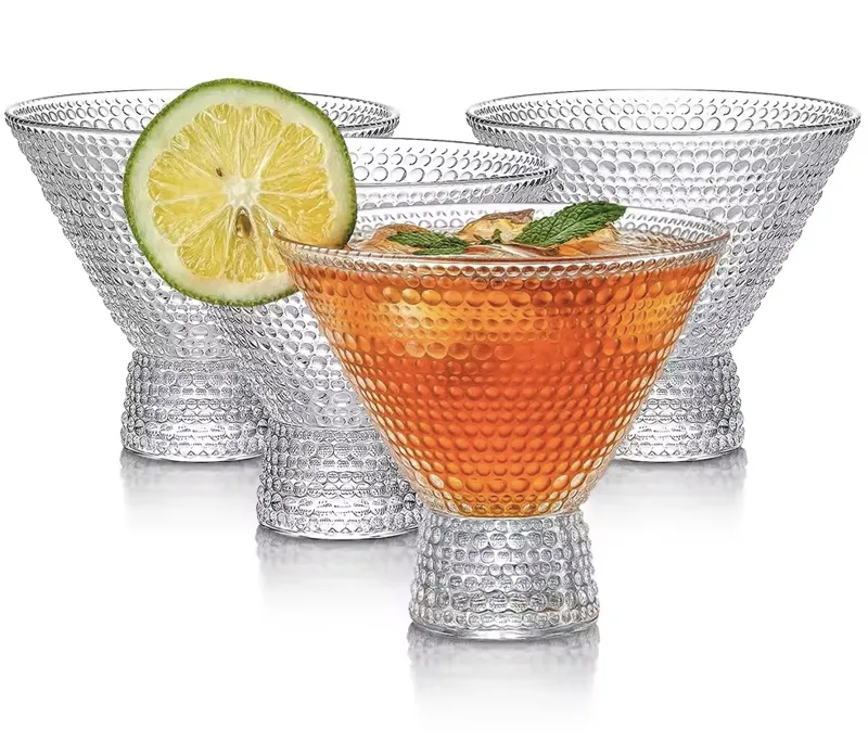 Stemless Vintage Cocktail Glass