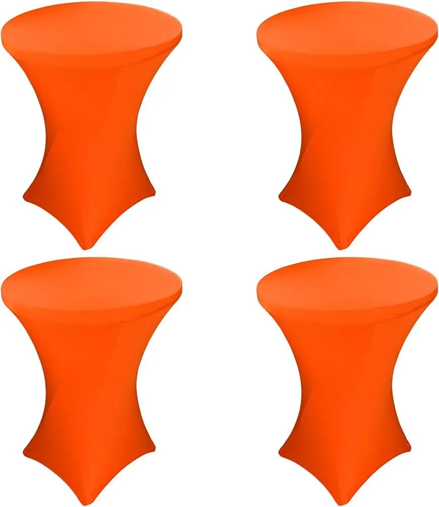 Table Spandex - Orange Bistro 32 inch Round
