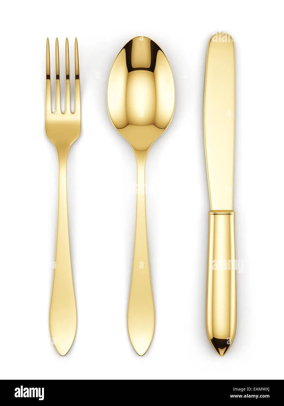Gold Knife and Fork 