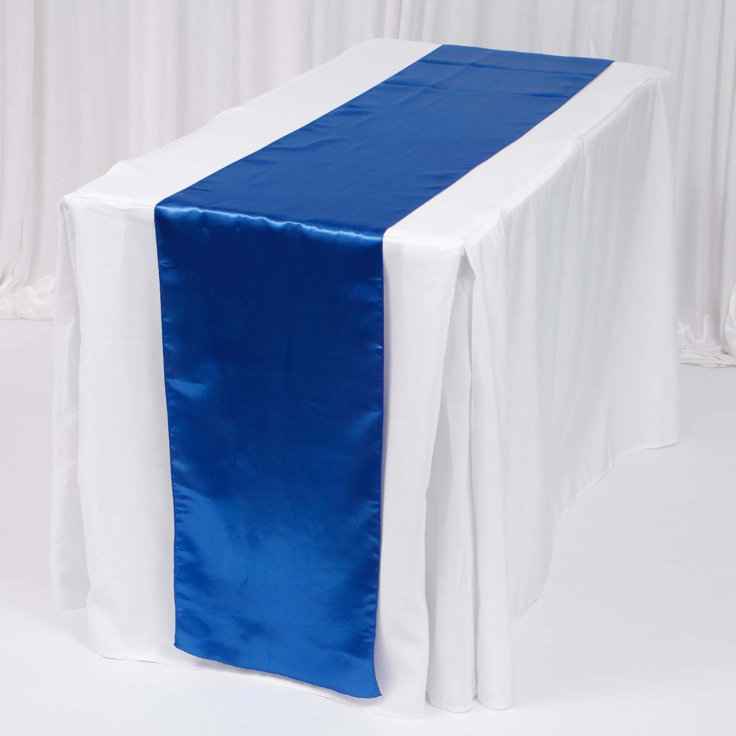 Table Runner - Satin Royal Blue