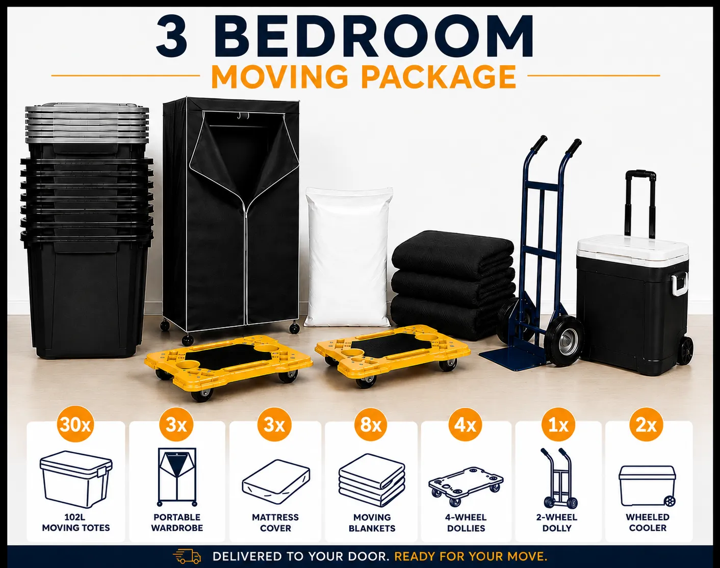 3 Bedroom Moving Package