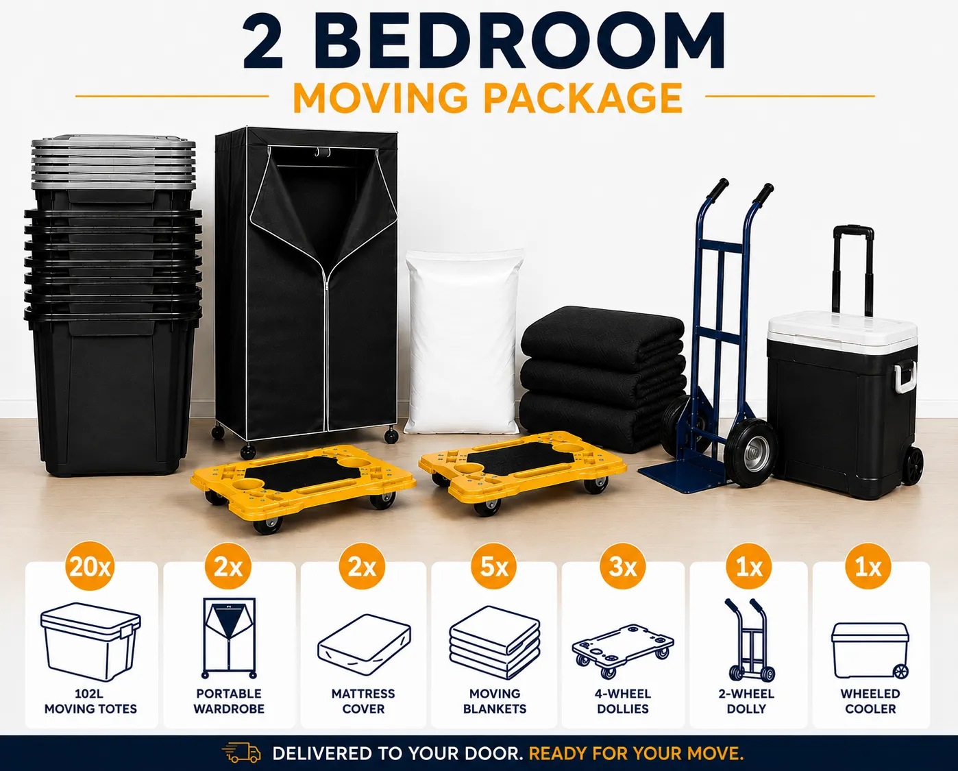2 Bedroom Moving Package