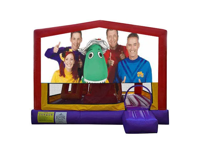 Wiggles Extra Large Obstacle Combo Jumping Castle