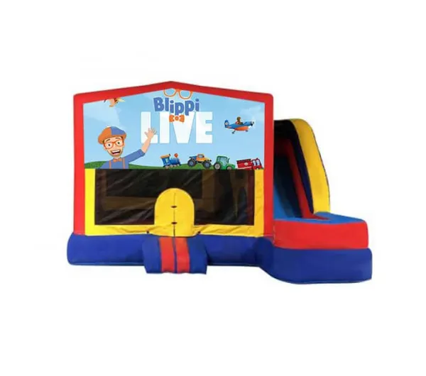 Blippi Medium External Slide Jumping Castle