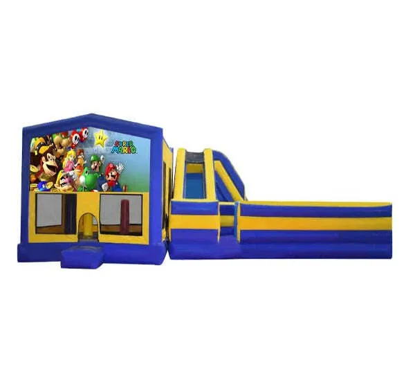 Super Mario Obstacle Mega Combo Jumping Castle