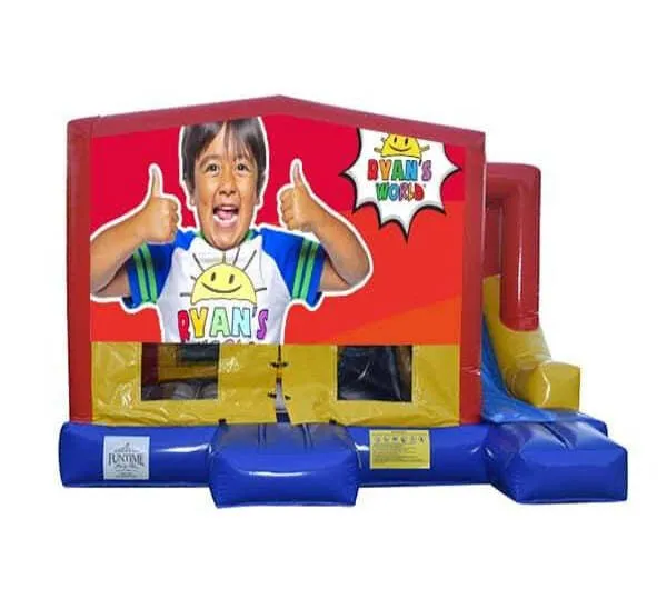 Ryan's World Small External Slide Jumping Castle