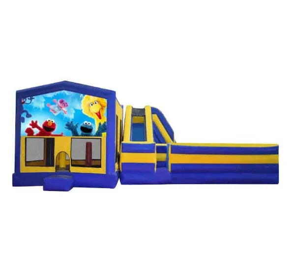 Sesame Street Obstacle Mega Combo Jumping Castle