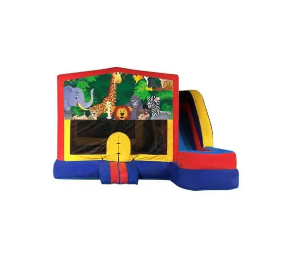 Jungle Medium External Slide Jumping Castle